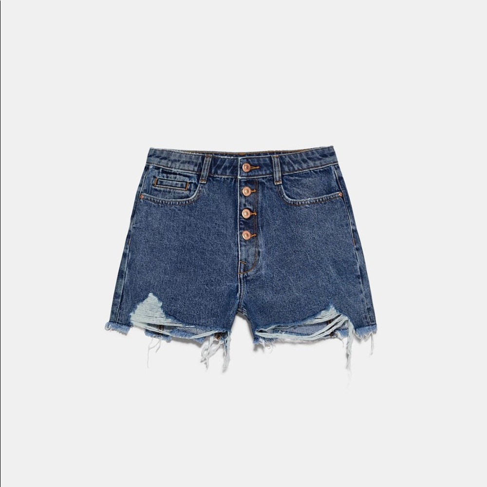 High waisted shorts